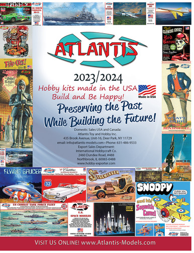 Atlantis Toy and Hobby 2023-24 Catalog Soft Cover Pamphlet
